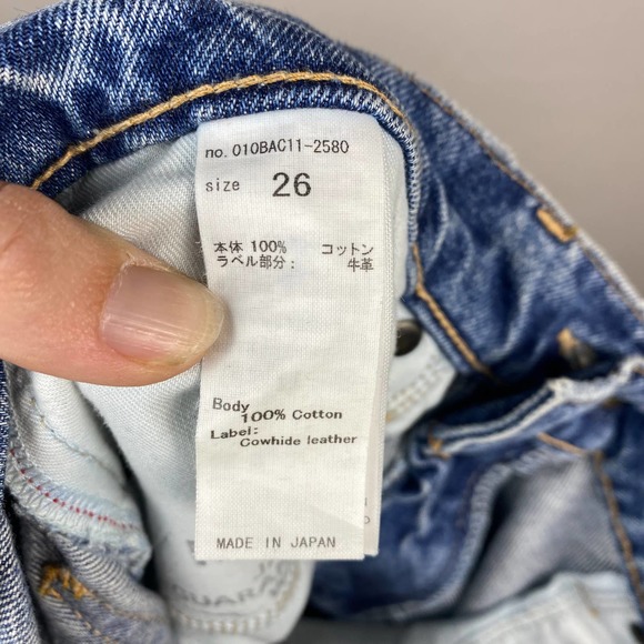 Moussy Vintage Distressed High Rise Tapered Jeans Size 26 - Picture 8 of 9